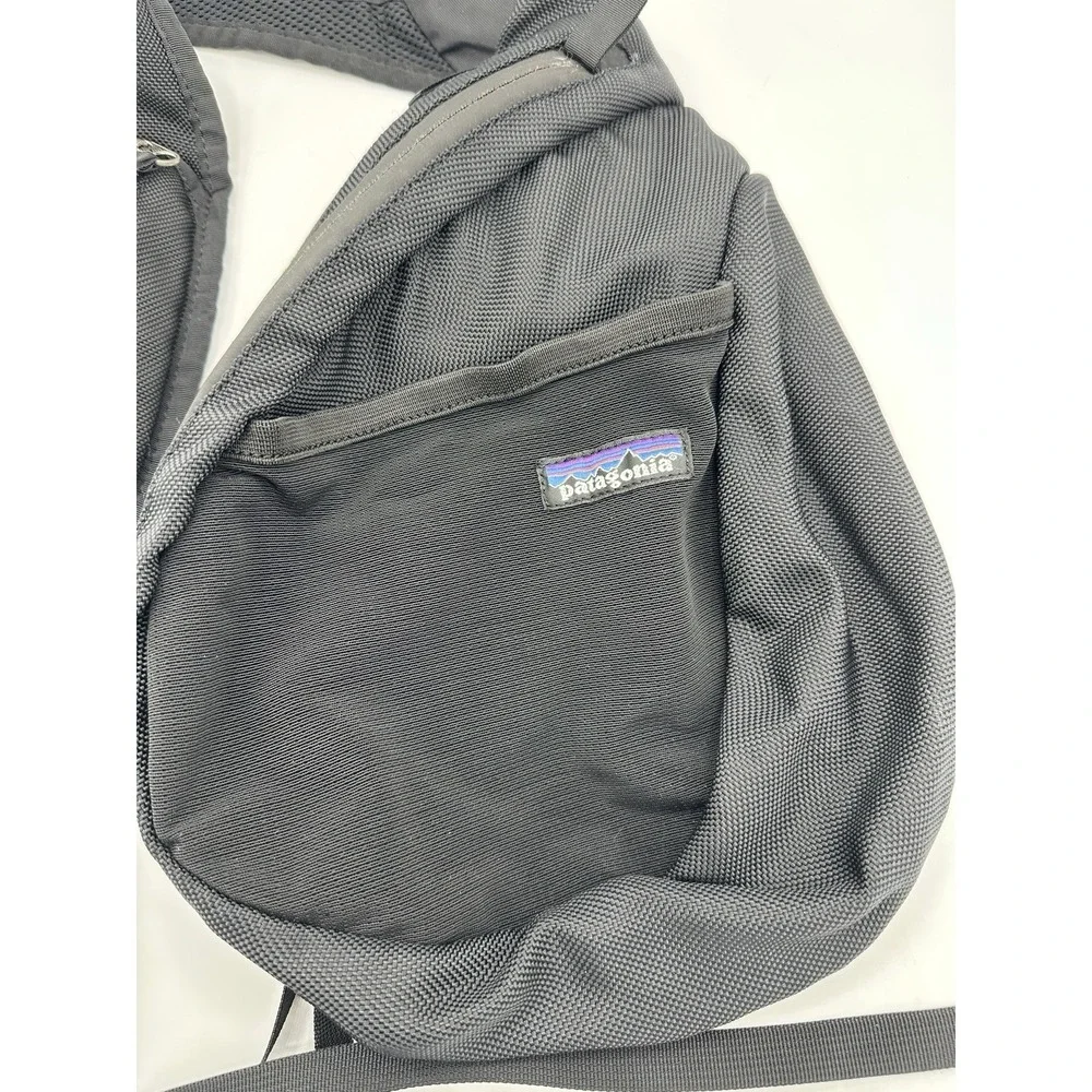 Patagonia 00s Orbiter Sling Bag Black Vintage Shoulder Crossbody Body Bag Rare